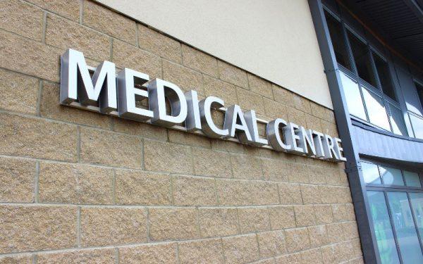 Image of building that says Medical Centre
