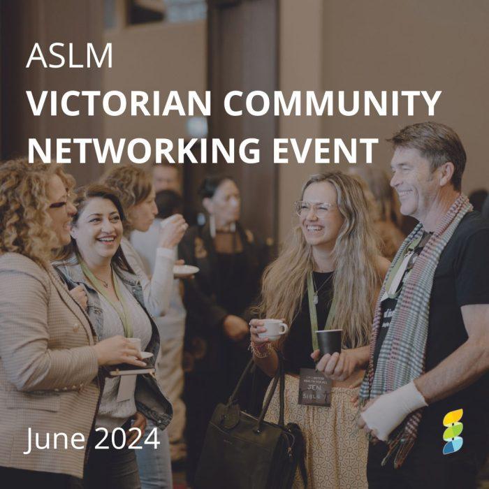 June Networking Melbourne overlaid on image of people happy and laughing at LM23