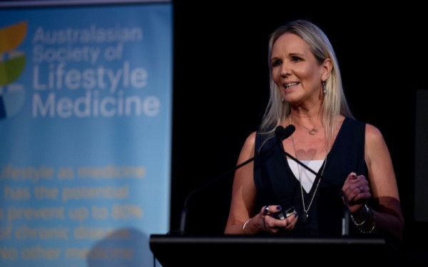 Jane Burns at Lifestyle Medicine 2018